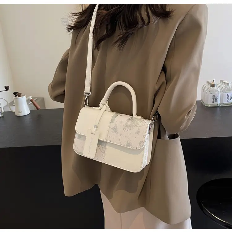 Textured Printed Shoulder Bag Women's 2024 New Fashion — feature 33