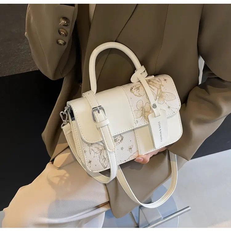 Textured Printed Shoulder Bag Women's 2024 New Fashion — feature 37