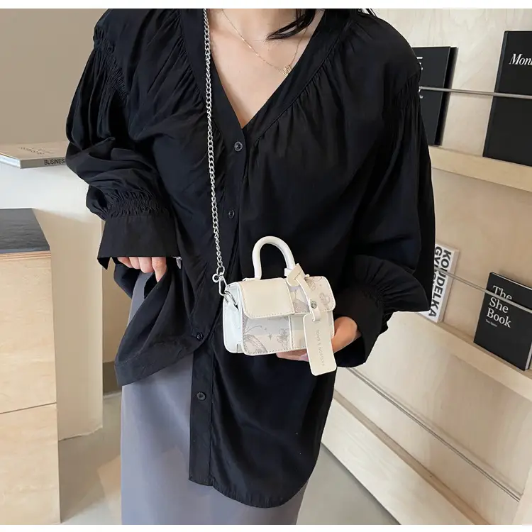 Textured Printed Shoulder Bag Women's 2024 New Fashion — feature 46