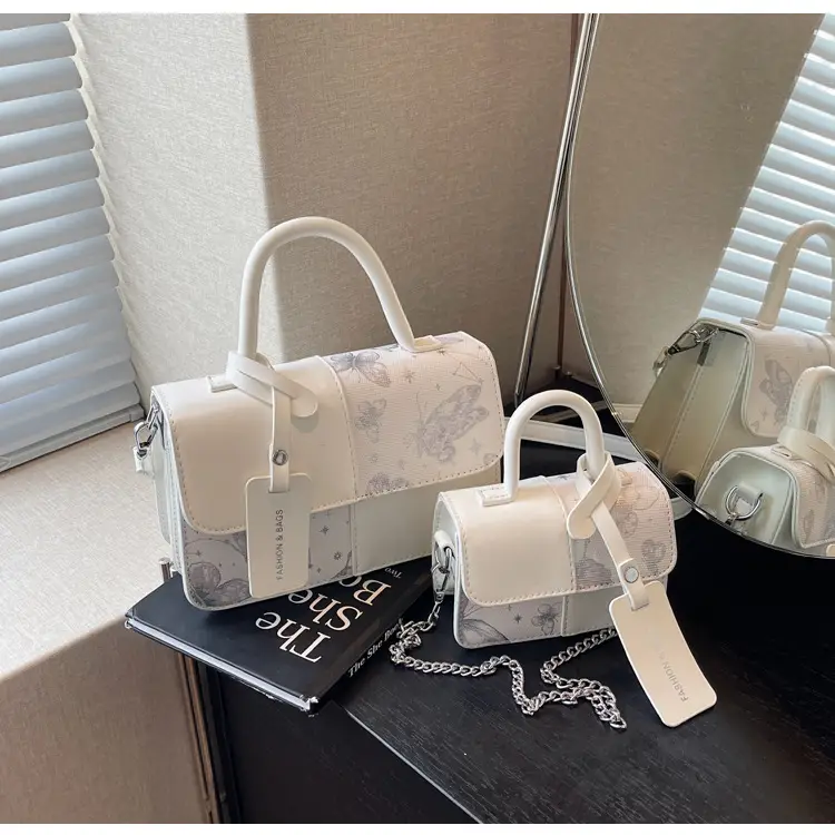 Textured Printed Shoulder Bag Women's 2024 New Fashion — feature 48