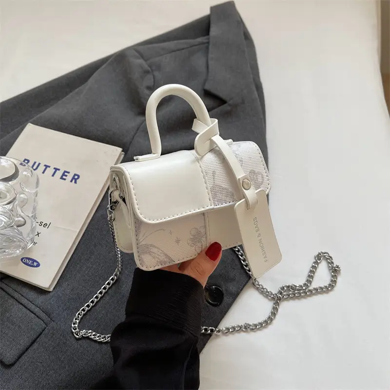 Textured Printed Shoulder Bag Women's 2024 New Fashion - Image 6