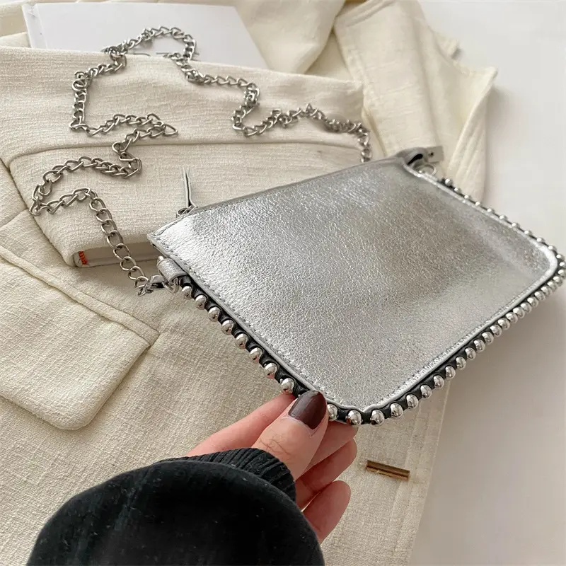 Silver Chain Shoulder Bag for Women 2024 - Image 7