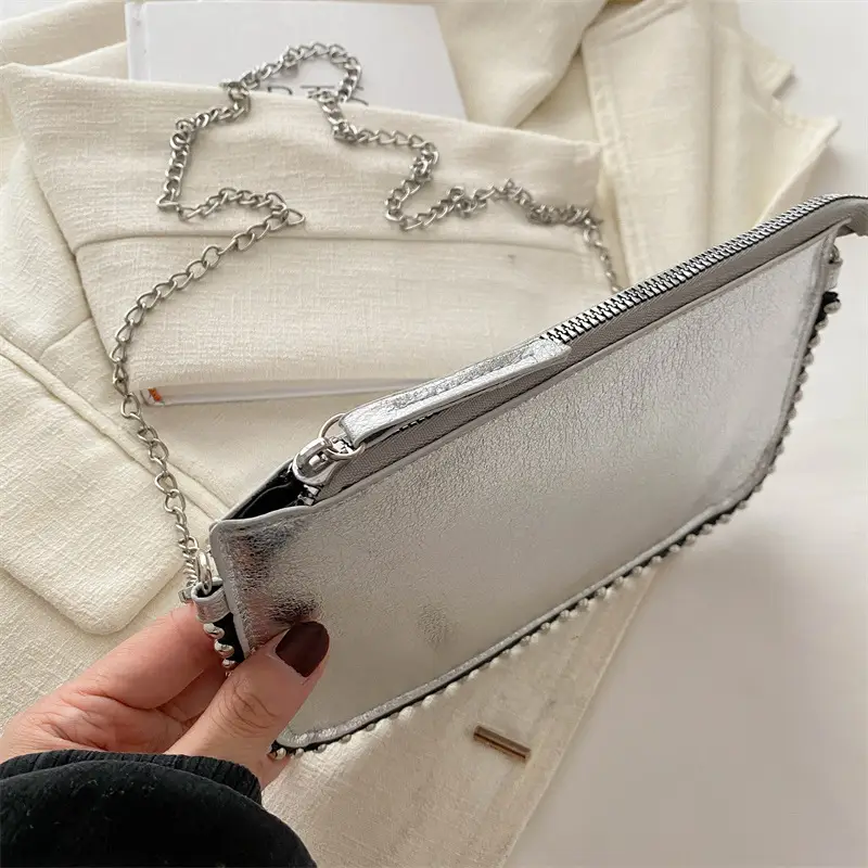 Silver Chain Shoulder Bag for Women 2024 - Image 8