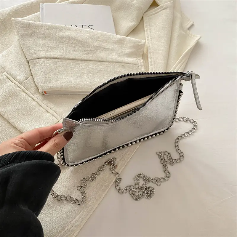 Silver Chain Shoulder Bag for Women 2024 - Image 9