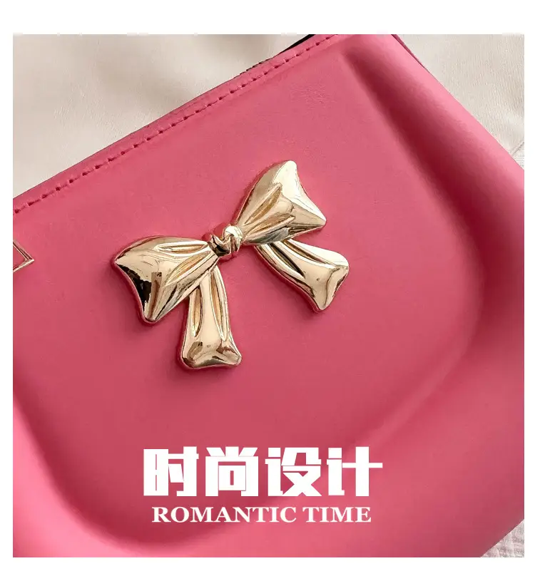 Women's Brown Bow Shoulder Bag 2024 Spring Summer — feature 7