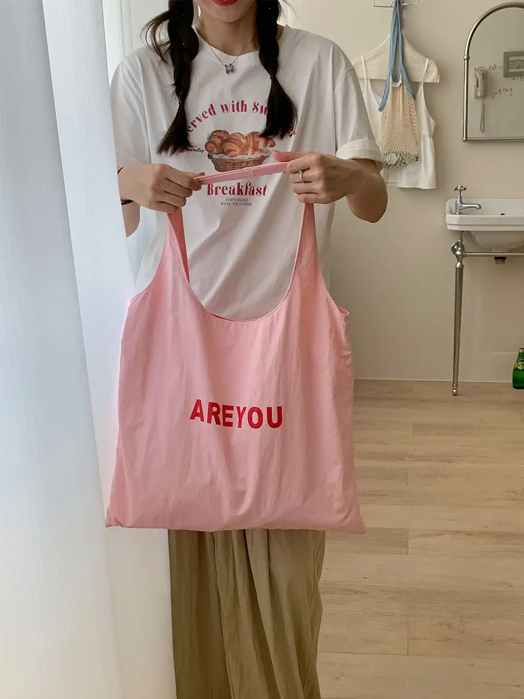 Fresh Summer Large Cap Korean Style Shoulder Tote — feature 14