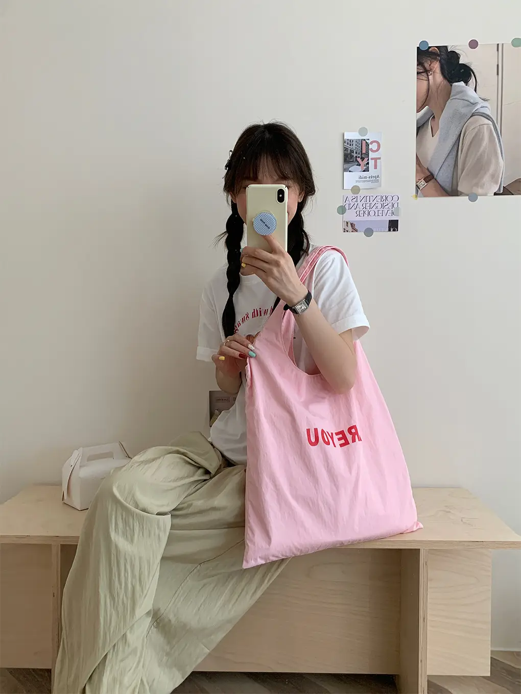 Fresh Summer Large Cap Korean Style Shoulder Tote — feature 18