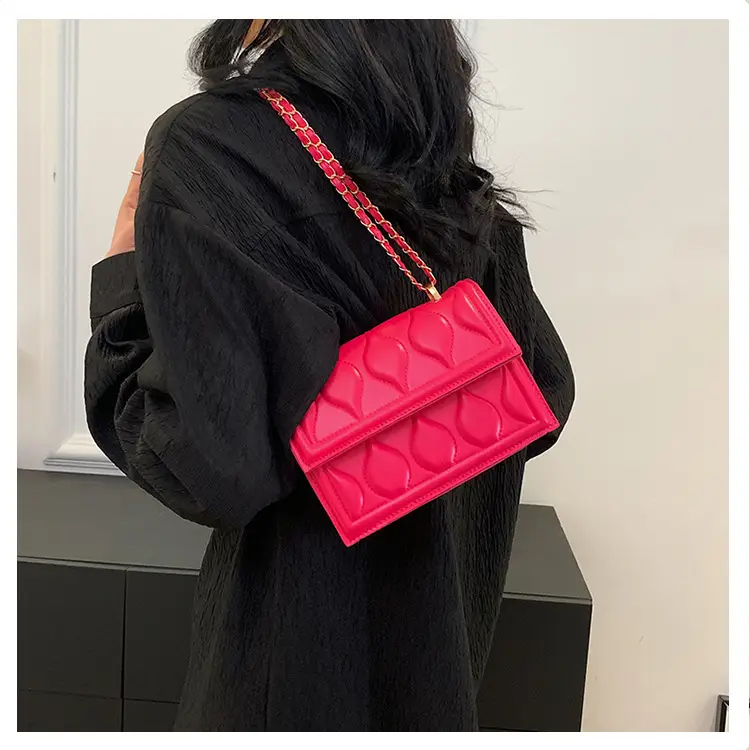 Women's Black Chain Shoulder Bag 2024 Spring Summer - Image 7