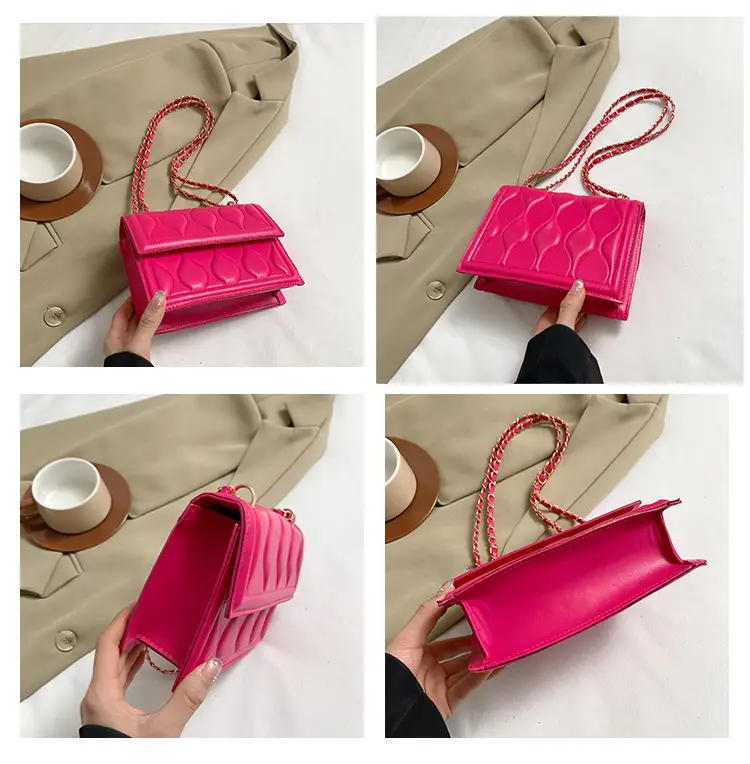 Women's Black Chain Shoulder Bag 2024 Spring Summer — feature 12