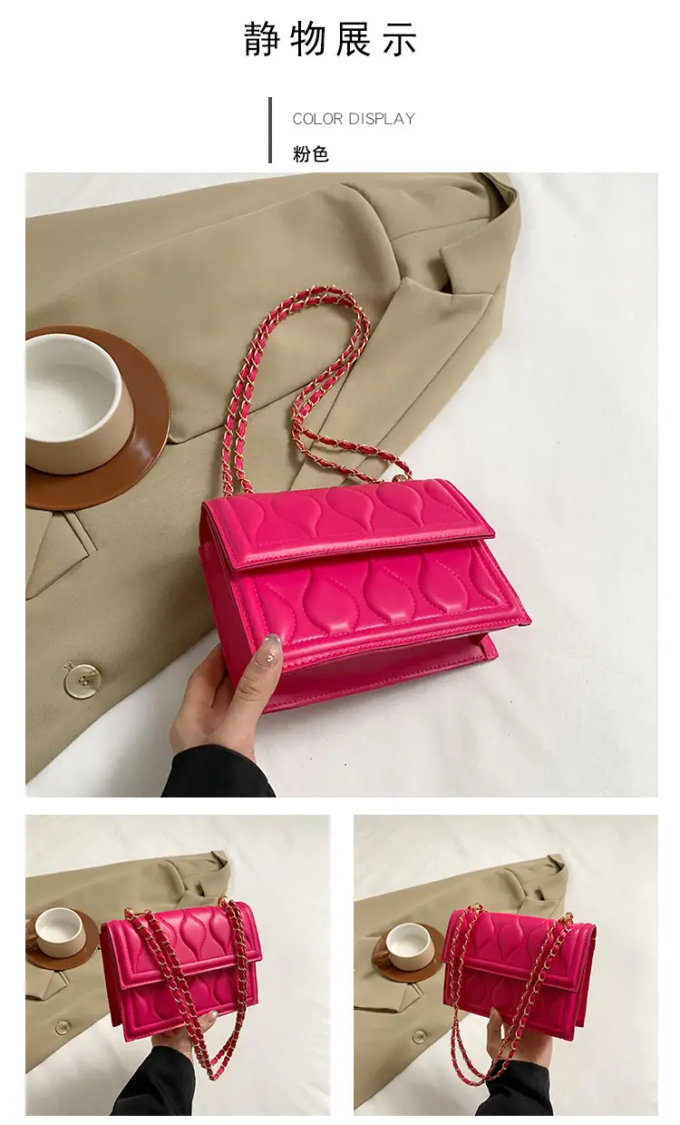 Women's Black Chain Shoulder Bag 2024 Spring Summer — feature 29