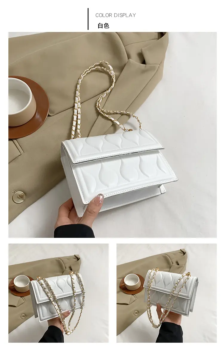 Women's Black Chain Shoulder Bag 2024 Spring Summer — feature 30