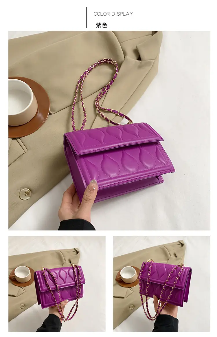 Women's Black Chain Shoulder Bag 2024 Spring Summer — feature 32