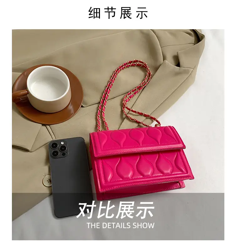 Women's Black Chain Shoulder Bag 2024 Spring Summer — feature 6