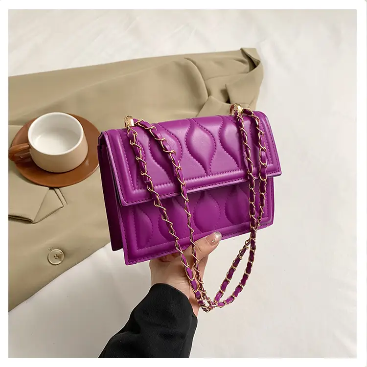 Women's Black Chain Shoulder Bag 2024 Spring Summer - Image 3