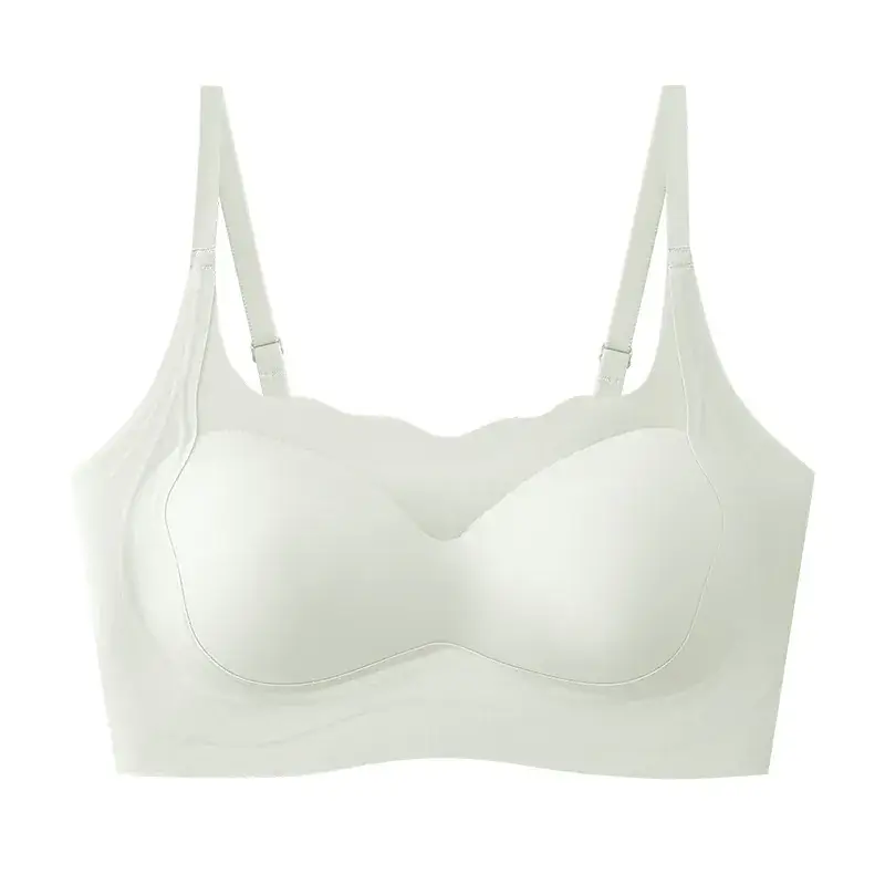 Black Seamless Fixed Cup Underwear for Women - Image 2