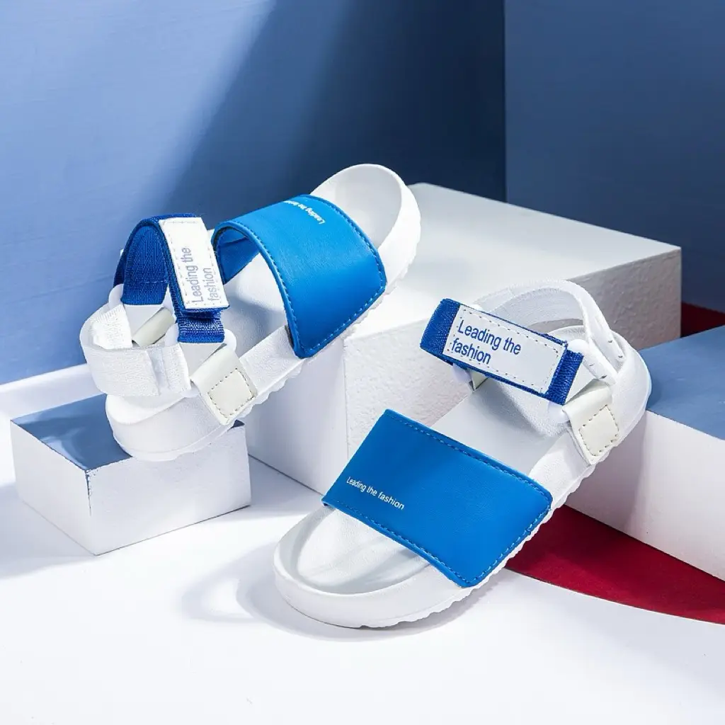 White EVA Casual Sandals for Boys Girls Summer