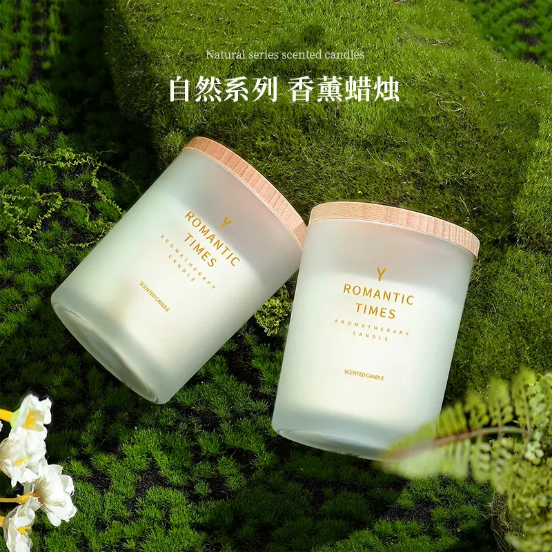 aromatherapy candle wholesale soy wax smokeless fragrance candle home bedroom incense glass cup hand gift small gift