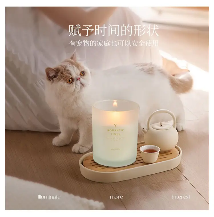 aromatherapy candle wholesale soy wax smokeless fragrance candle home bedroom incense glass cup hand gift small gift — feature 13