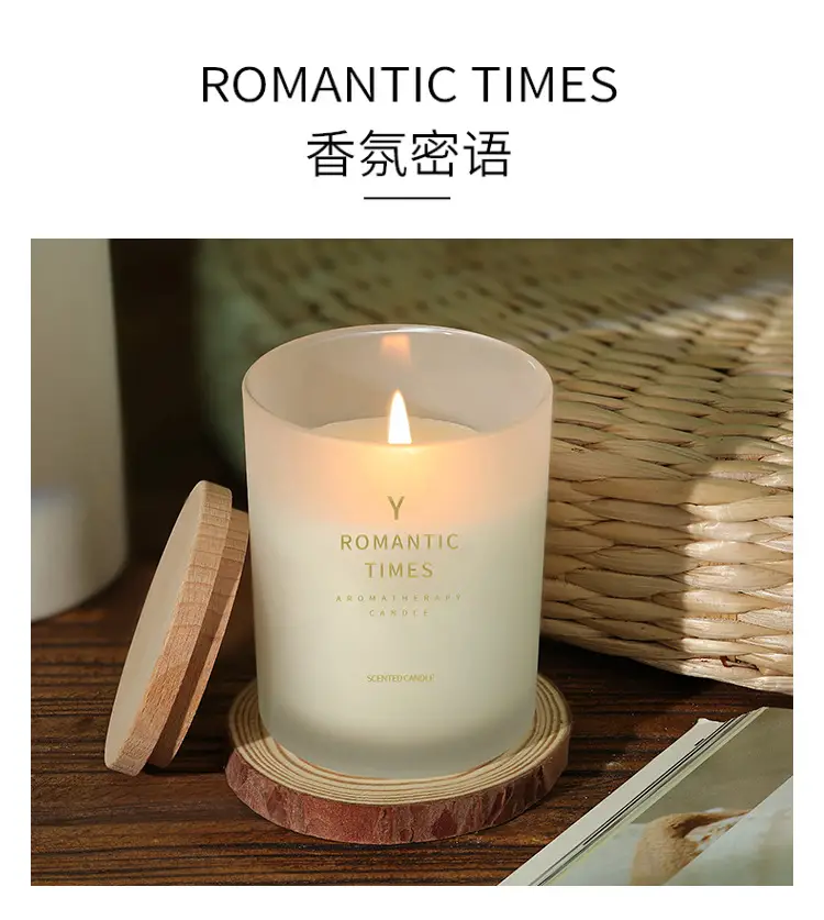 aromatherapy candle wholesale soy wax smokeless fragrance candle home bedroom incense glass cup hand gift small gift — feature 4