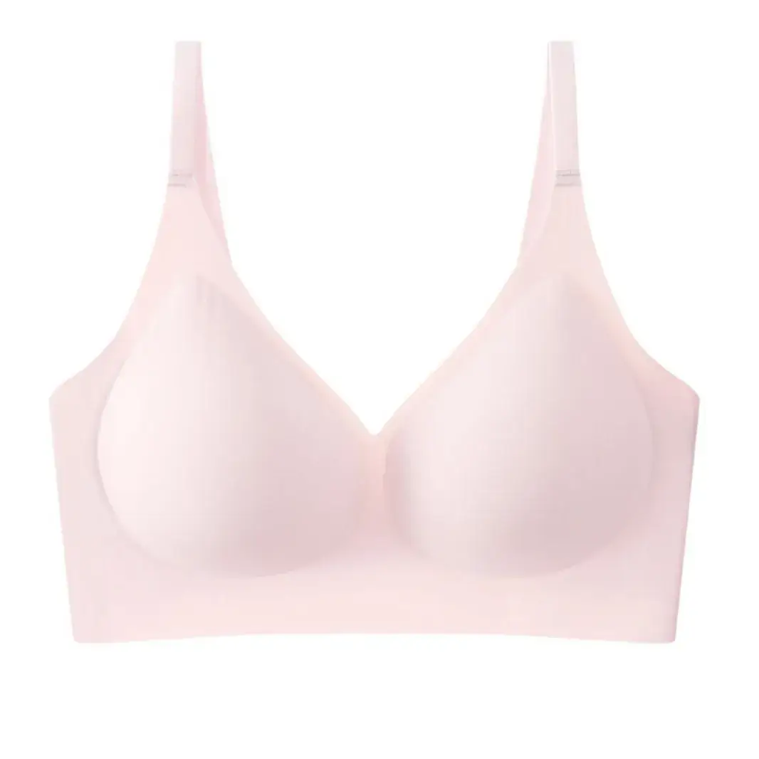 Classic Jelly Adhesive Sports Underwear Solid Color Bra - Image 10