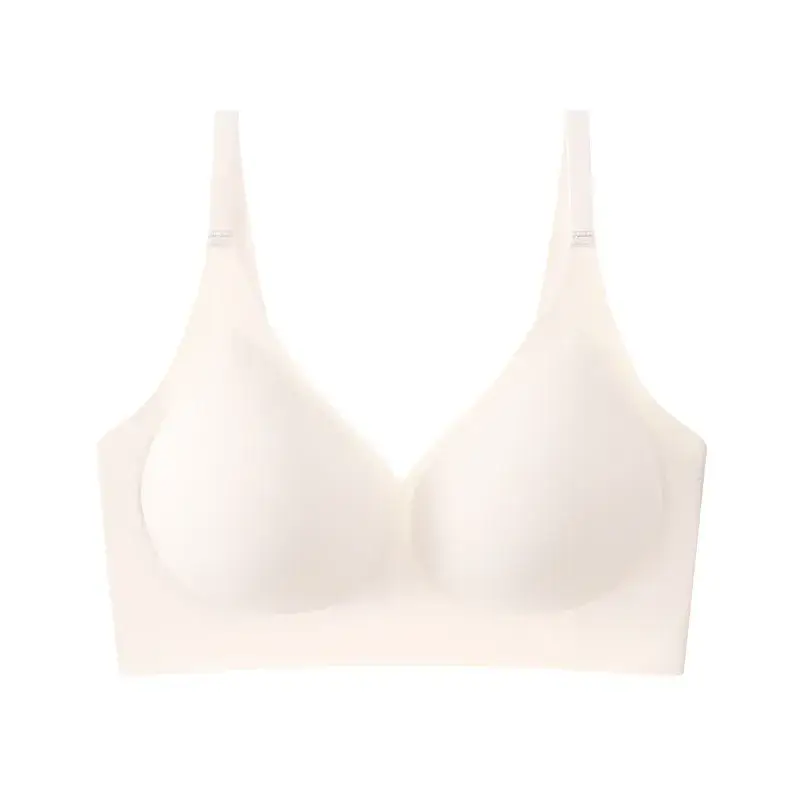 Classic Jelly Adhesive Sports Underwear Solid Color Bra - Image 2