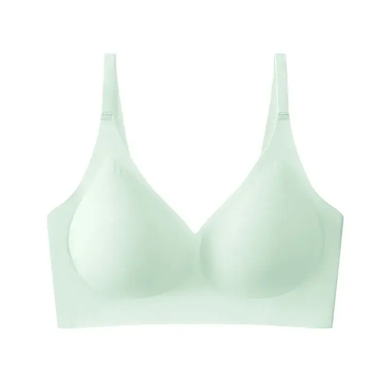 Classic Jelly Adhesive Sports Underwear Solid Color Bra - Image 4
