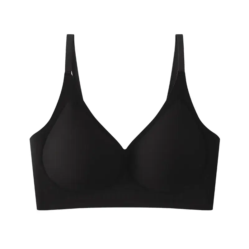 Classic Jelly Adhesive Sports Underwear Solid Color Bra - Image 5