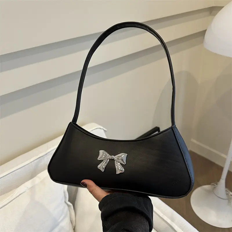 Silver Bow Crossbody Bag for Women 2024 - Image 7
