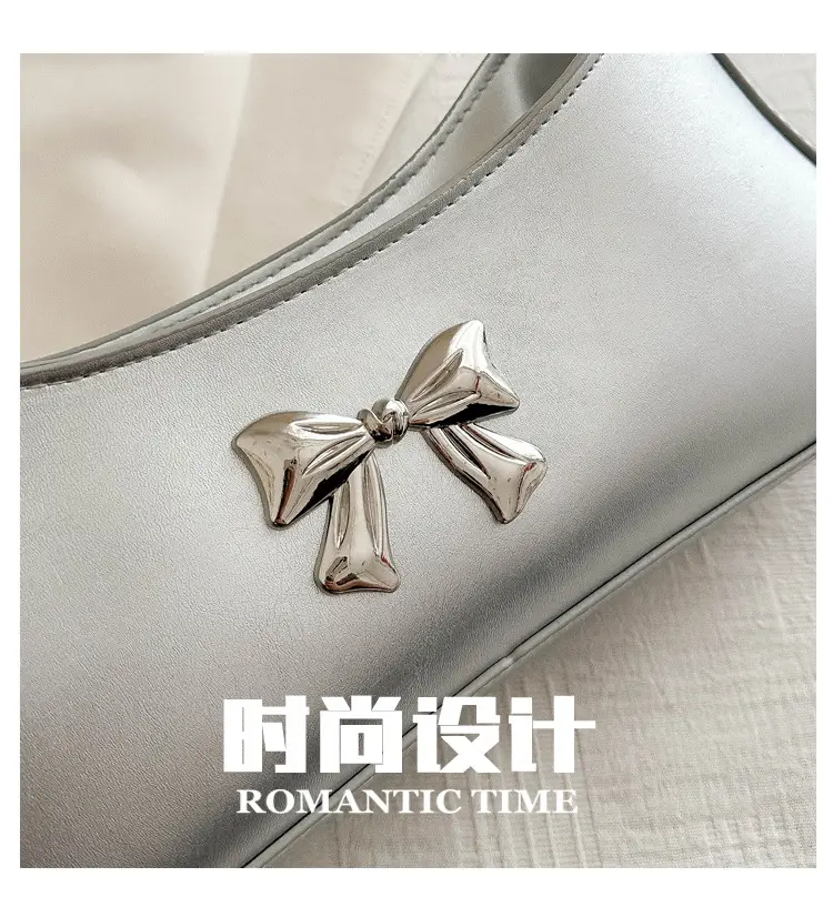Silver Bow Crossbody Bag for Women 2024 — feature 1