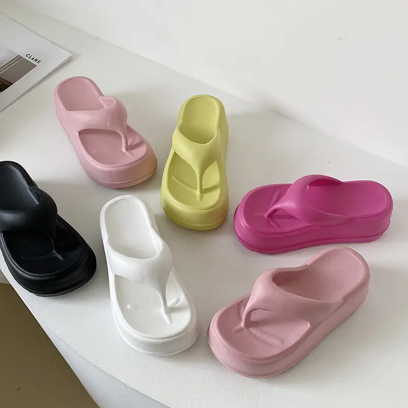 2024 New Style Flip-Flops for Women Summer Eva Thick-Soled Outer Wear Casual Fashion Seaside Beach Sandals — feature 1