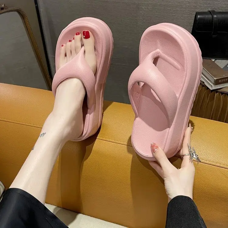 2024 New Style Flip-Flops for Women Summer Eva Thick-Soled Outer Wear Casual Fashion Seaside Beach Sandals - Image 5