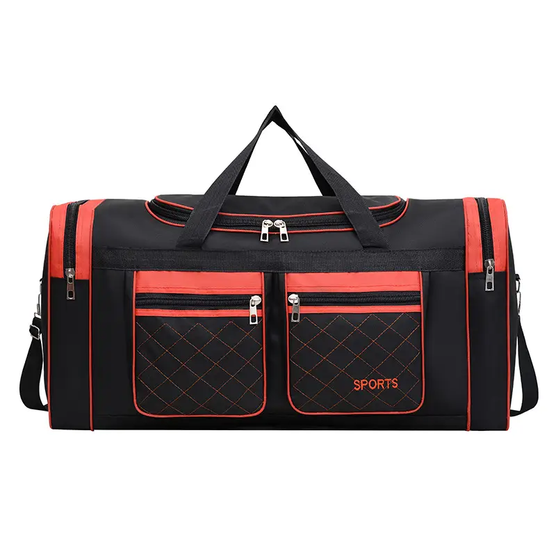 Men's Super Large Travel Bag Blue Black Sports Design - Image 3