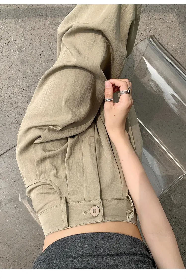 Women's High Waist Draped Pants with Belt Summer — feature 39