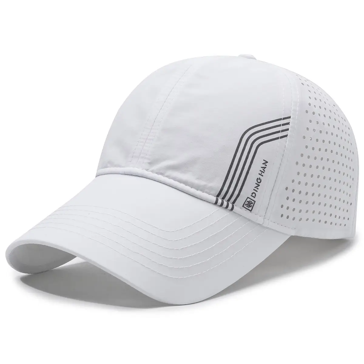 Men Women Travel Suncap Black Mesh Cap