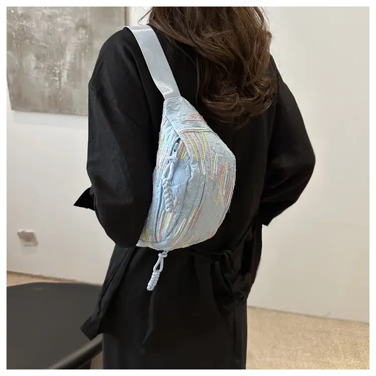 Women's Rainbow Embroidered Shoulder Bag 2024 — feature 16