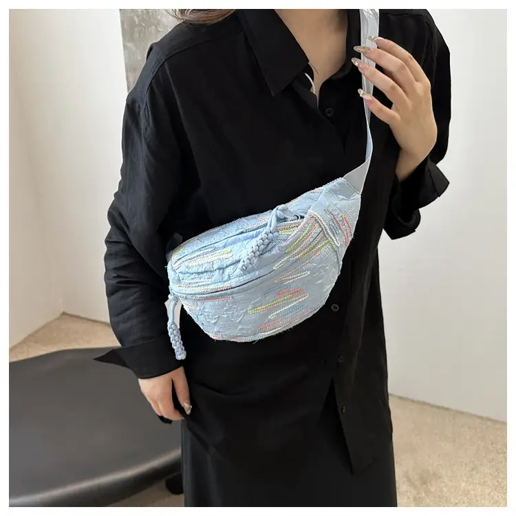 Women's Rainbow Embroidered Shoulder Bag 2024 — feature 17