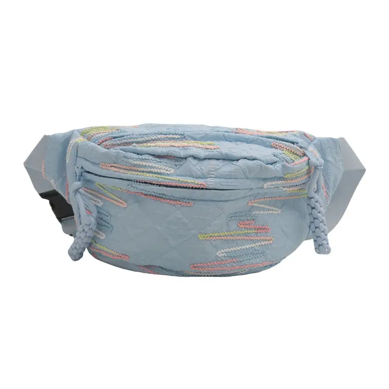 Women's Rainbow Embroidered Shoulder Bag 2024 - Image 4