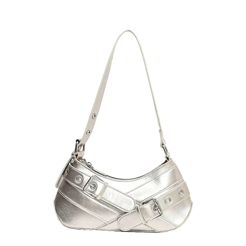 2024 Women's Crossbody Bag with White Leather Strap - Image 5