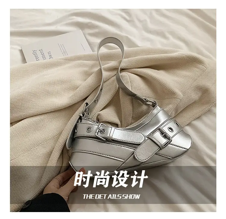 2024 Women's Crossbody Bag with White Leather Strap — feature 10
