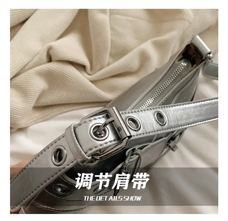 2024 Women's Crossbody Bag with White Leather Strap — feature 11