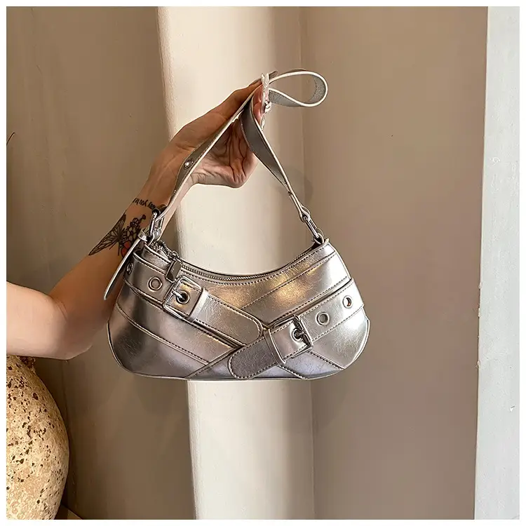 2024 Women's Crossbody Bag with White Leather Strap — feature 12