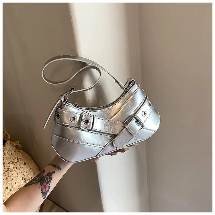 2024 Women's Crossbody Bag with White Leather Strap — feature 14