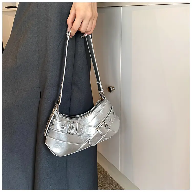 2024 Women's Crossbody Bag with White Leather Strap — feature 16