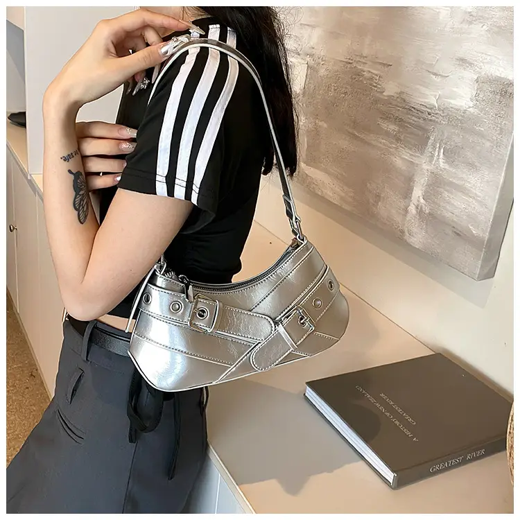 2024 Women's Crossbody Bag with White Leather Strap — feature 17