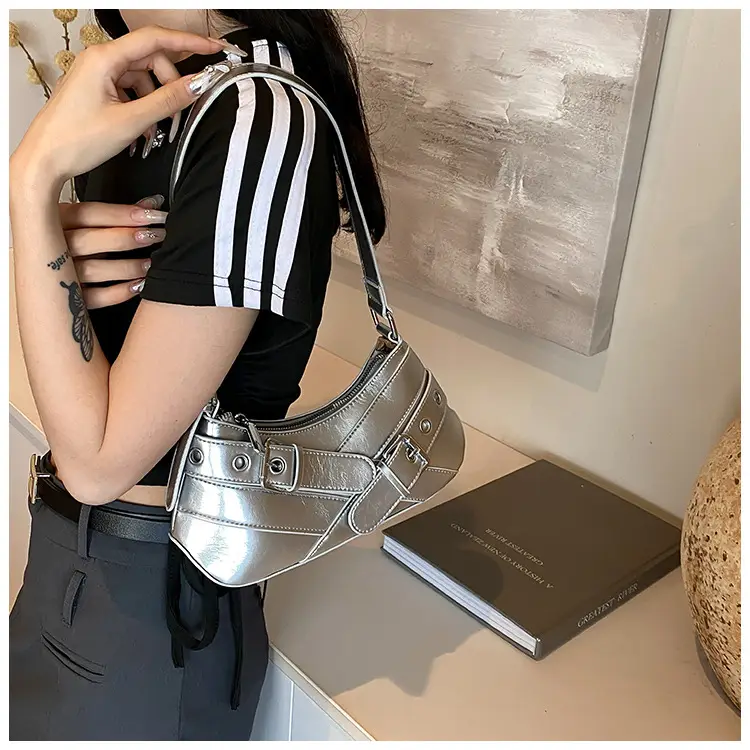 2024 Women's Crossbody Bag with White Leather Strap — feature 18