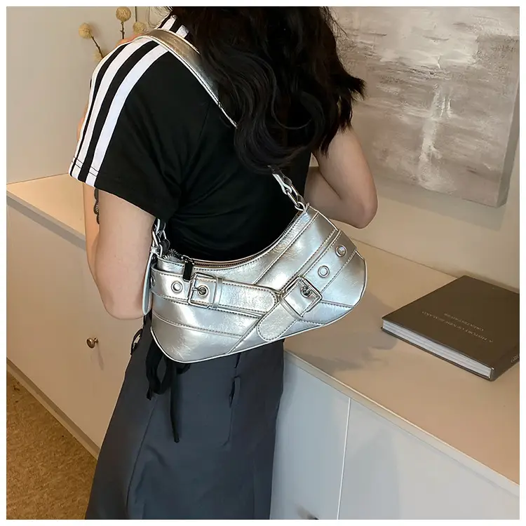 2024 Women's Crossbody Bag with White Leather Strap — feature 19