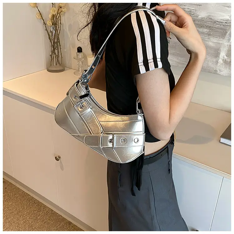 2024 Women's Crossbody Bag with White Leather Strap — feature 22