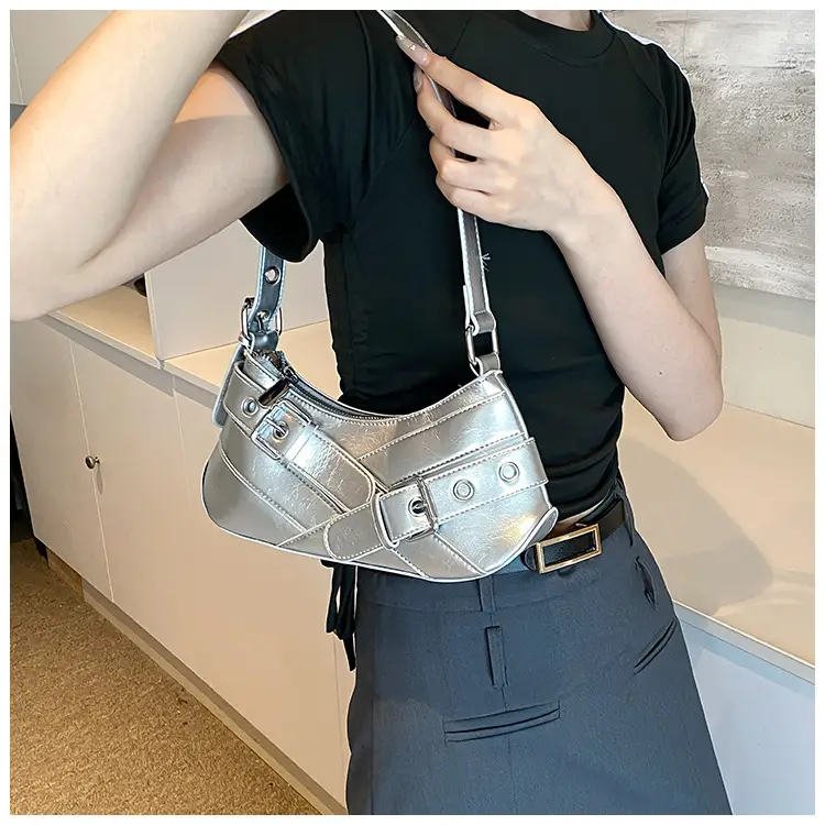 2024 Women's Crossbody Bag with White Leather Strap — feature 25