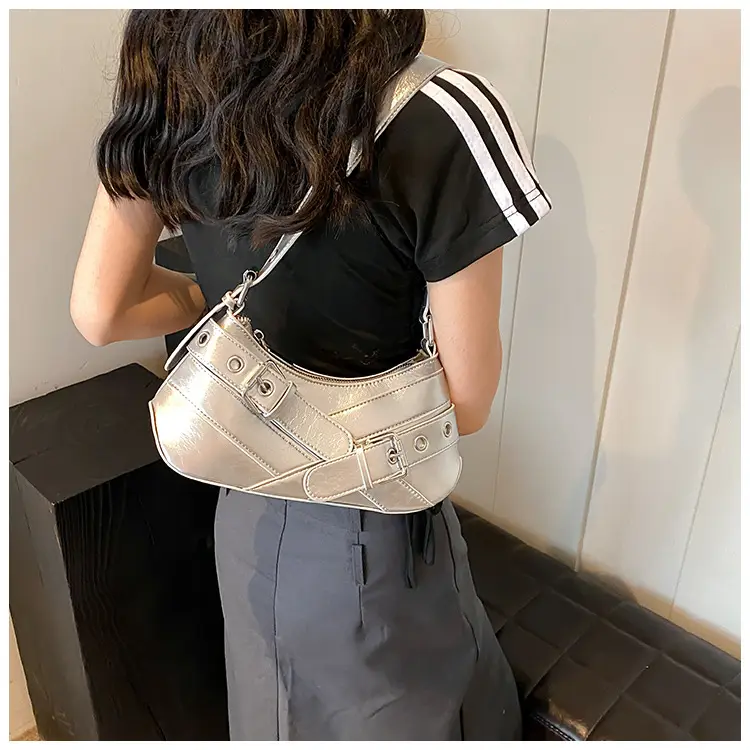 2024 Women's Crossbody Bag with White Leather Strap — feature 26