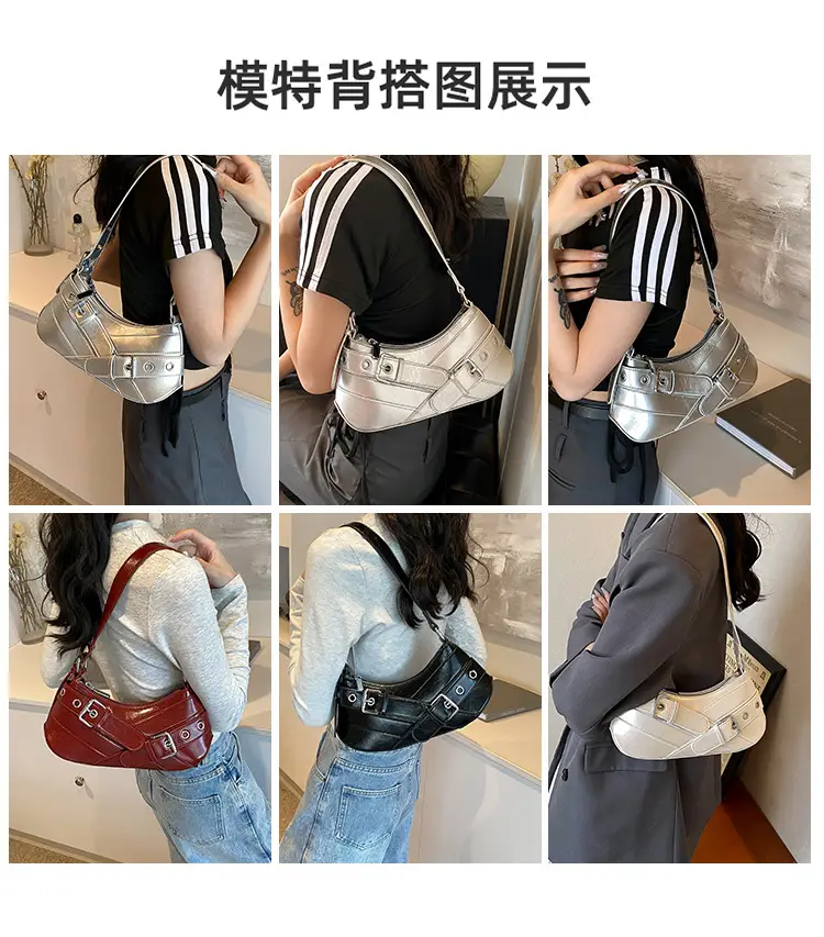 2024 Women's Crossbody Bag with White Leather Strap — feature 3